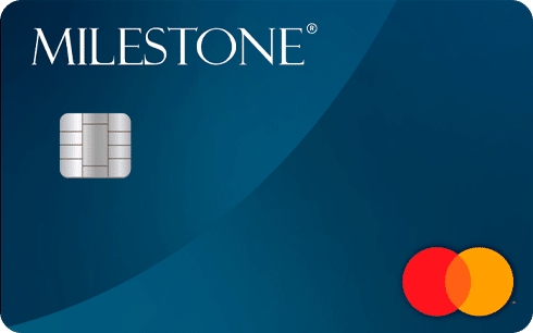 milestone gold mastercard credit card for poor scores