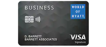 the world of hyatt business credit card